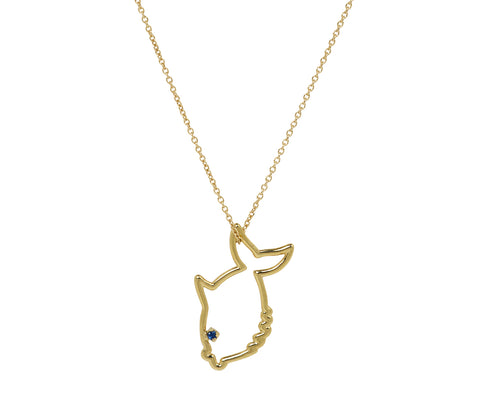 Aliita Little Fish Pendant Necklace