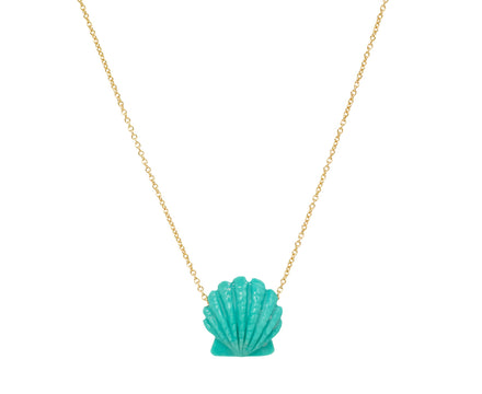 Aliita Turquoise Shell Pendant Necklace