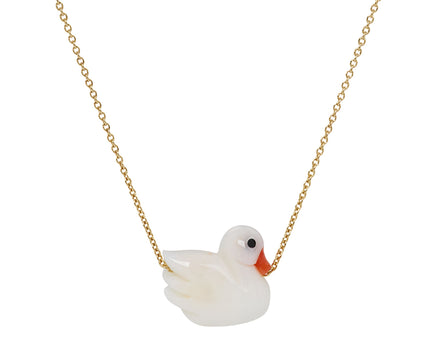 Aliita Swan Pendant Necklace 
