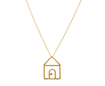 Aliita Little House Emerald Necklace