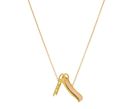 Aliita Pink Slide Pendant Necklace