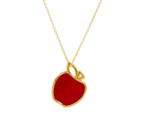 Aliita Apple Prism Pendant Necklace