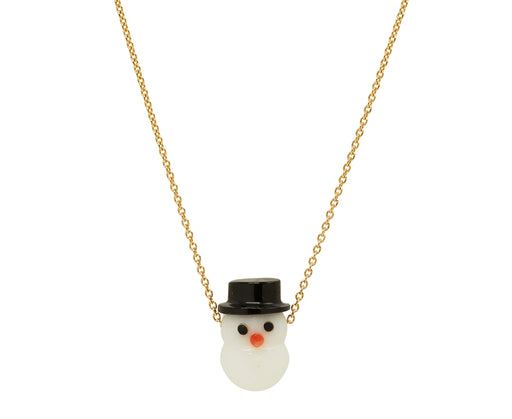Aliita Snowman Pendant Necklace