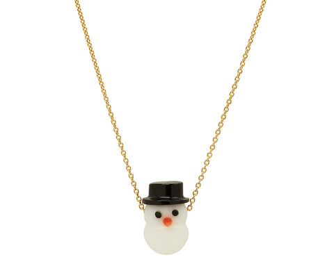 Aliita Snowman Pendant Necklace