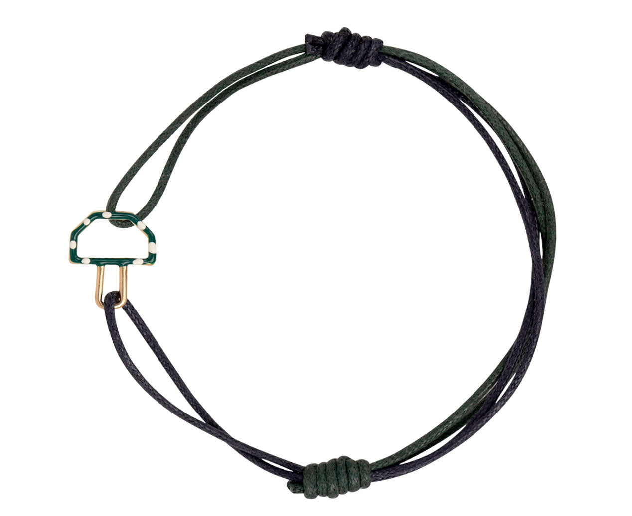 ALIITA ブレスレット TENNIS PISTACHIO GREEN CORD BRACELET TENNIS PISTACHIO GREEN CORD BRACELET – ALIITA