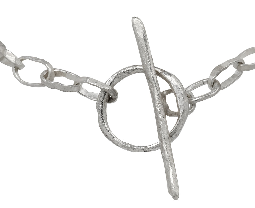Disa Allsopp Oval Link Fine Silver Bracelet - Closure