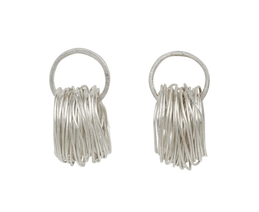 Disa Allsopp Silver Spaghetti Earrings