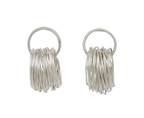 Disa Allsopp Silver Spaghetti Earrings