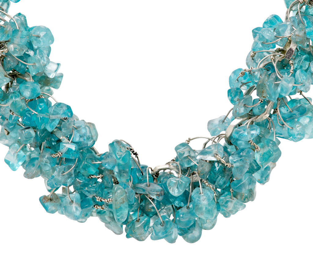 Disa Allsopp Apatite Chain Necklace - Closeup