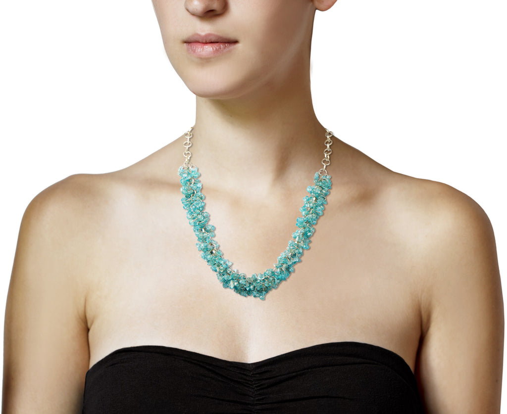 Disa Allsopp Apatite Chain Necklace - Profile