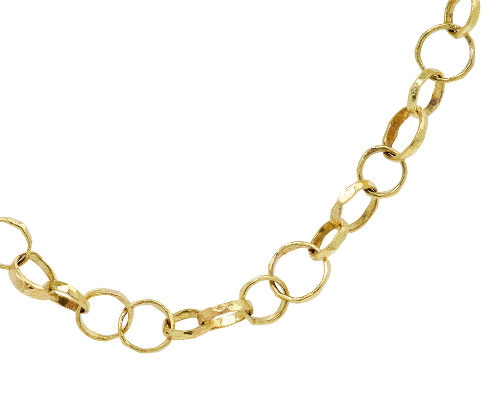 Disa Allsopp Fine Gold Flat Chain - Closeup