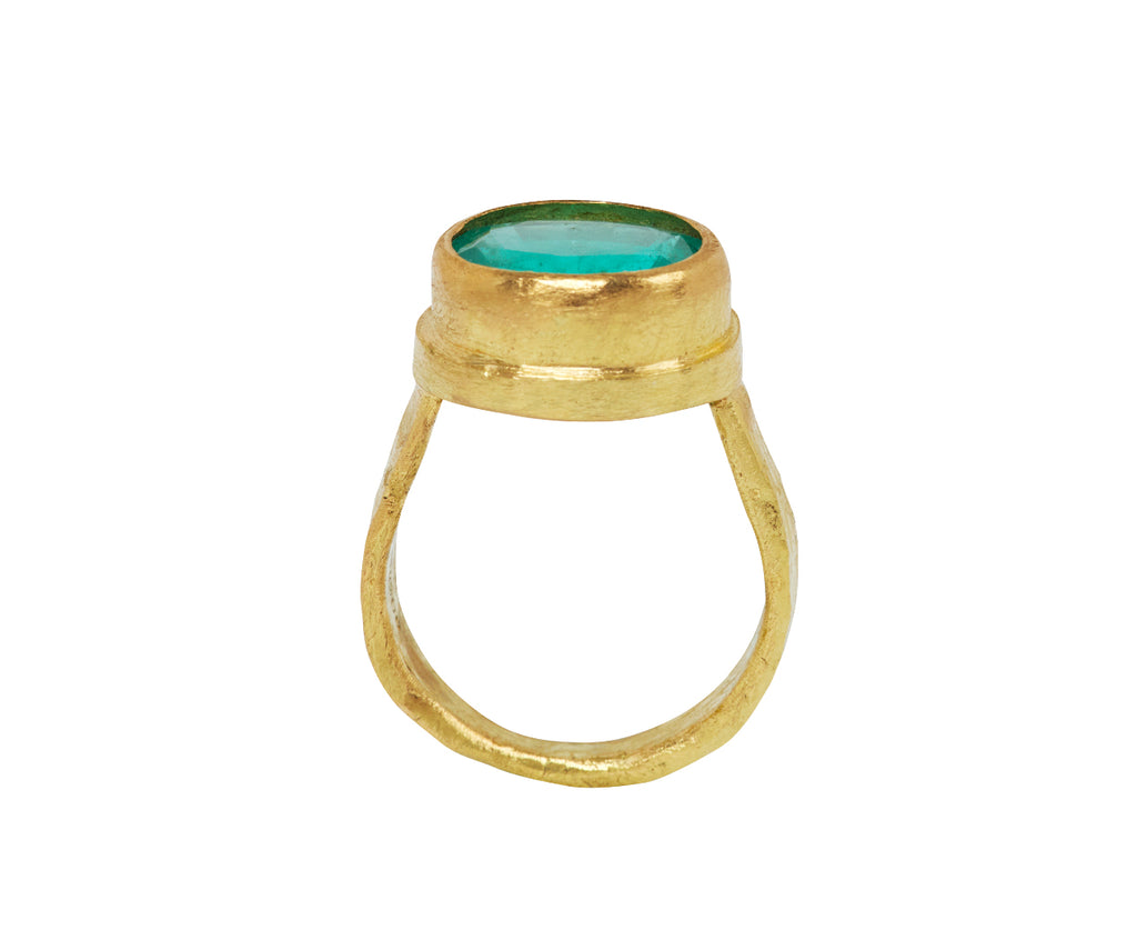 Disa Allsopp Emerald Ring - top down