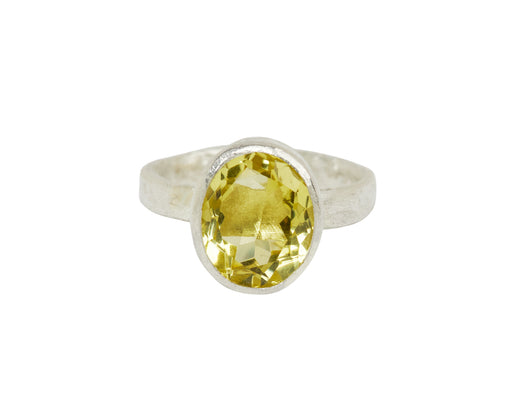 Disa Allsopp Silver Lemon Quartz Ring