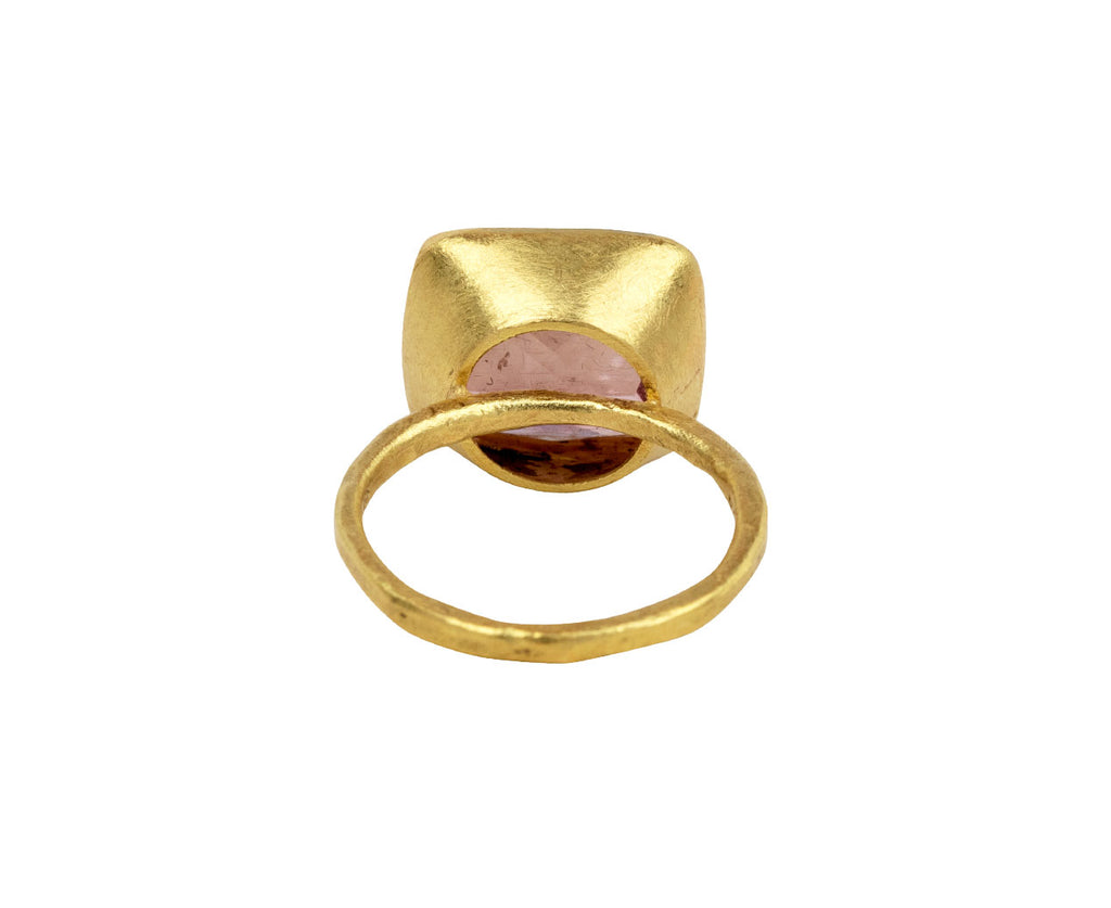 Pinapple Cut Lilac Tourmaline Ring