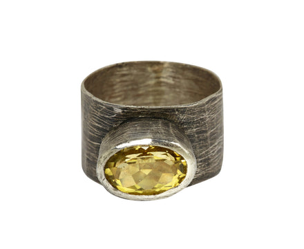Disa Allsopp Lemon Quartz Ring