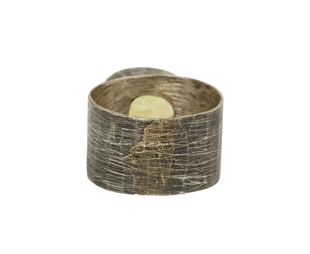 Disa Allsopp Lemon Quartz Ring - back