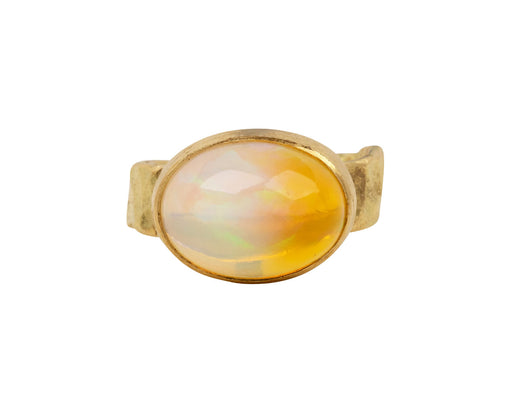 Oval Ethiopian Opal Ring