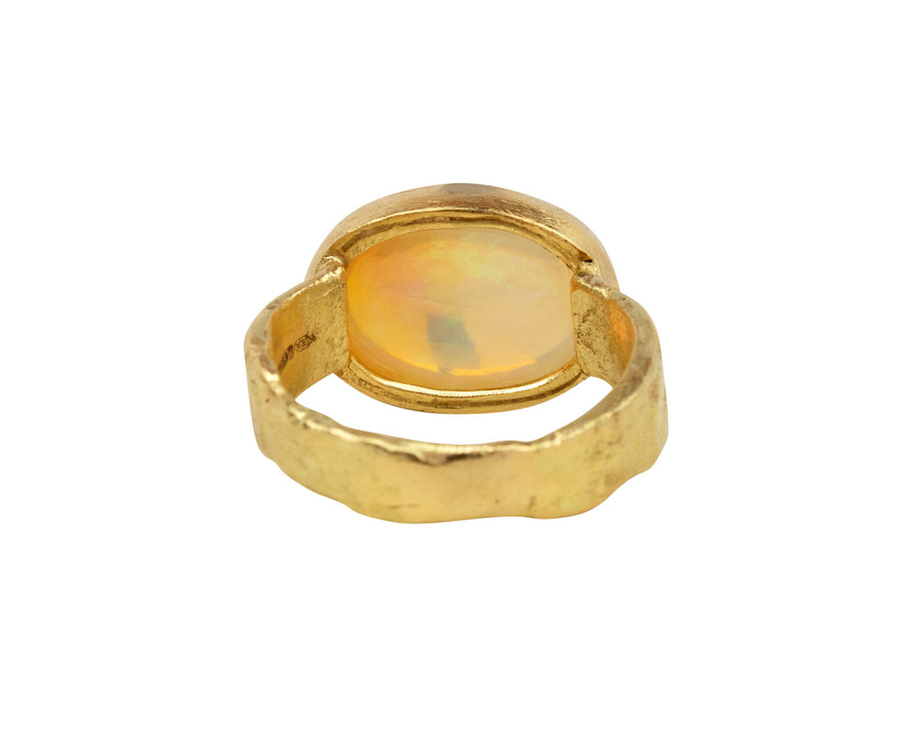 Oval Ethiopian Opal Ring