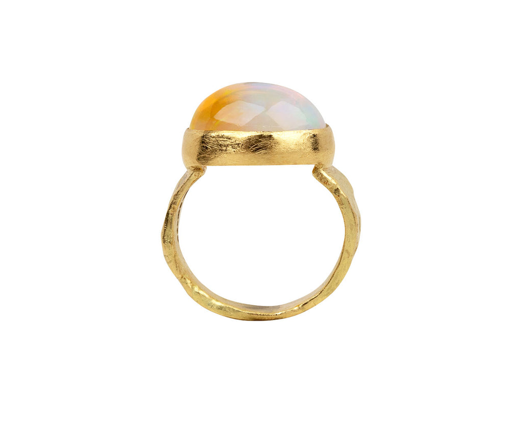 Oval Ethiopian Opal Ring