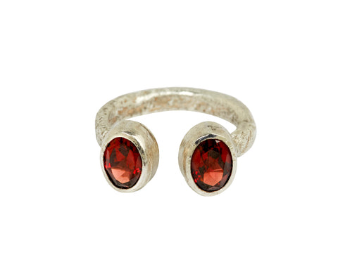 Disa Allsopp Double Garnet Ring