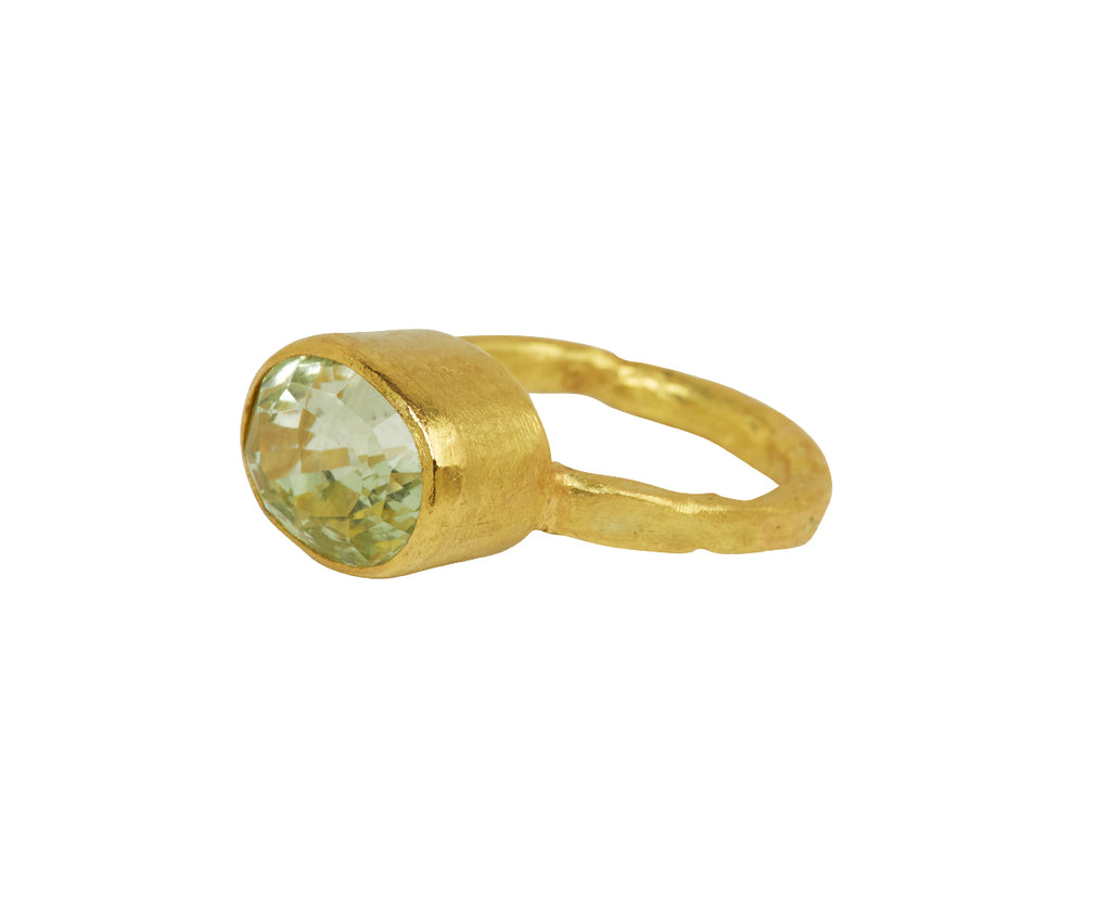 Disa Allsopp Mint Green Tourmaline Ring - side