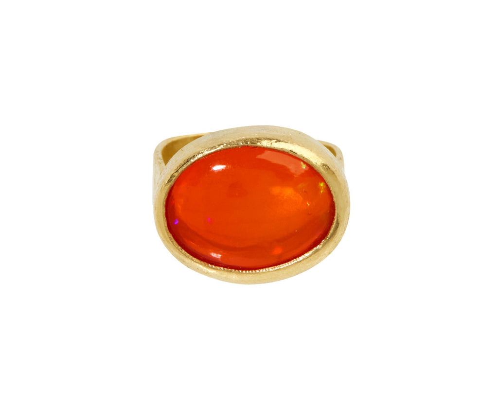 Mexican Fire Opal Ring