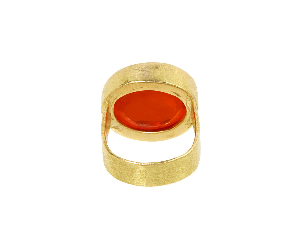 Mexican Fire Opal Ring