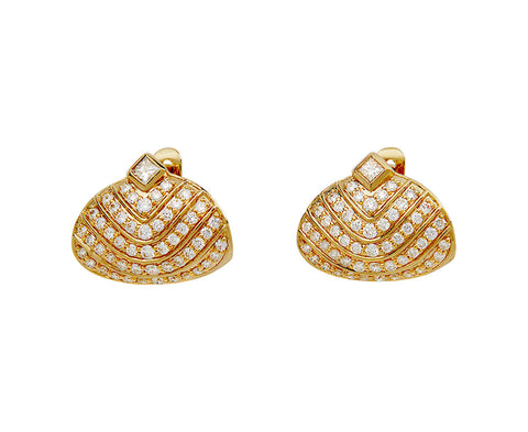 Veni Diamant Huggie Earrings