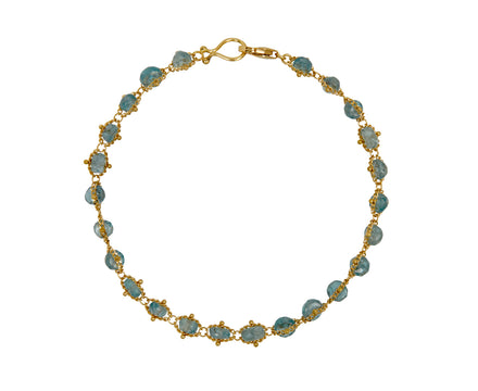 Amali Kyanite Textile Bracelet