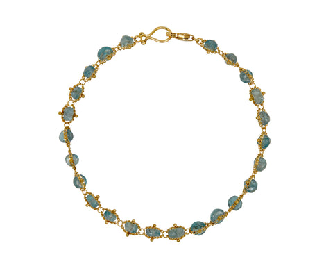 Amali Kyanite Textile Bracelet