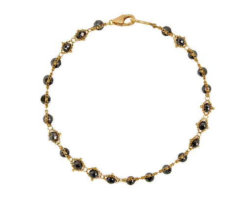 Black Diamond Textile Bracelet