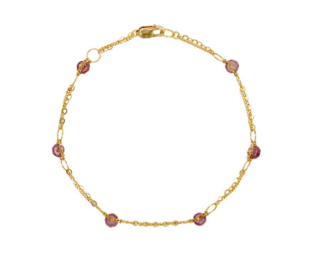 Amali Rhodolite Garnet Whisper Chain Bracelet