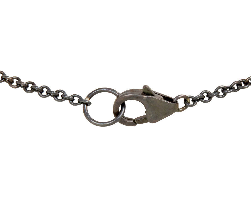 Amali Lapis Textile Chain Bracelet - closure