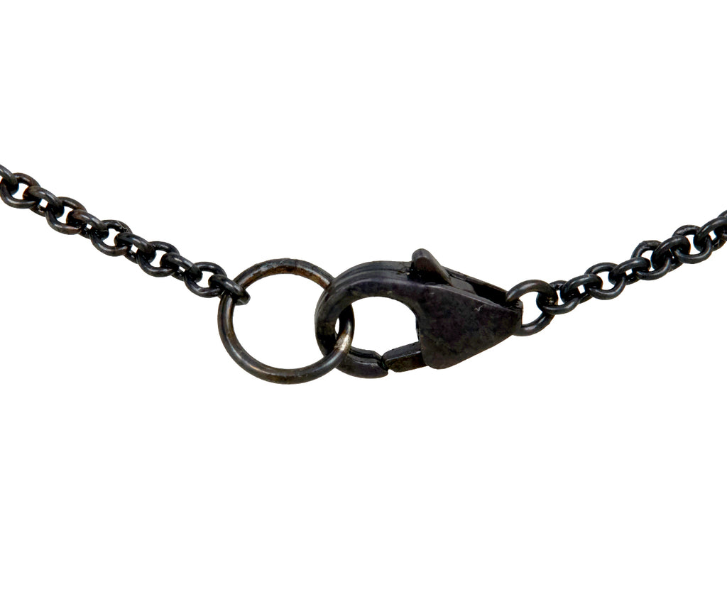 Amali Kyanite Textile Chain Bracelet - closure