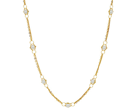 Akoya Pearl Textile Whisper Necklace - TWISTonline 