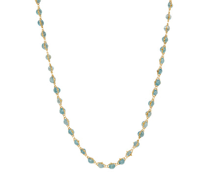 Amali Kyanite Woven Necklace
