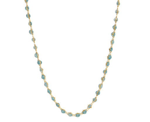 Amali Kyanite Woven Necklace