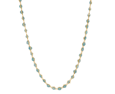 Amali Kyanite Woven Necklace