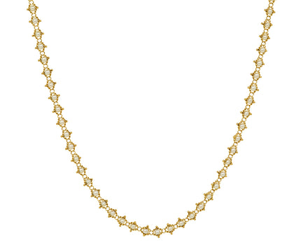 Amali Pearl Textile Necklace