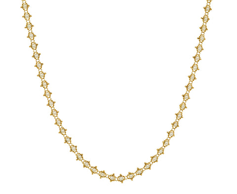 Amali Pearl Textile Necklace