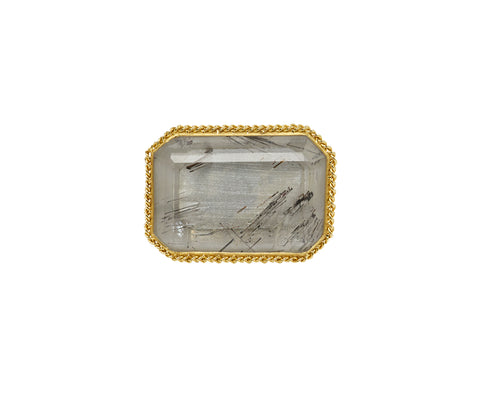 Tourmalated Quartz Ring