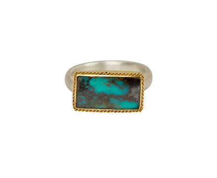 Rectangular Turquoise Ring