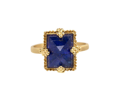 Rectangular Tanzanite Ring