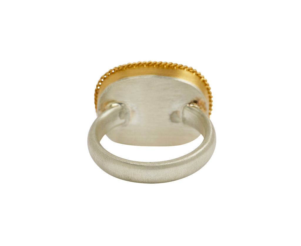 Amali Oval Quartz Ring - Back View