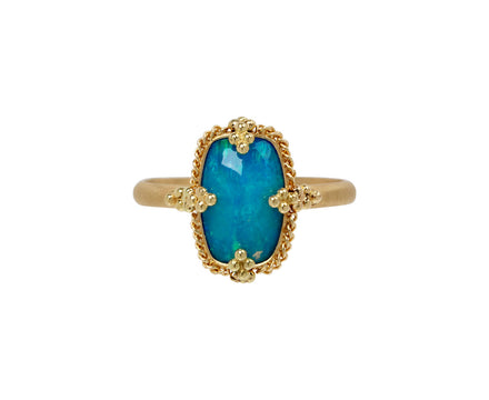 Smooth Opal Ring