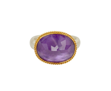 Oval Amethyst Ring