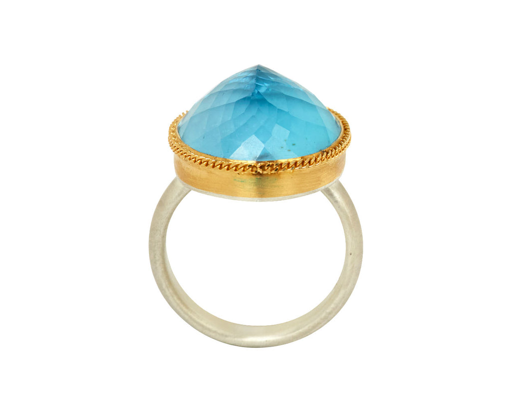 Oval London Blue Topaz Ring