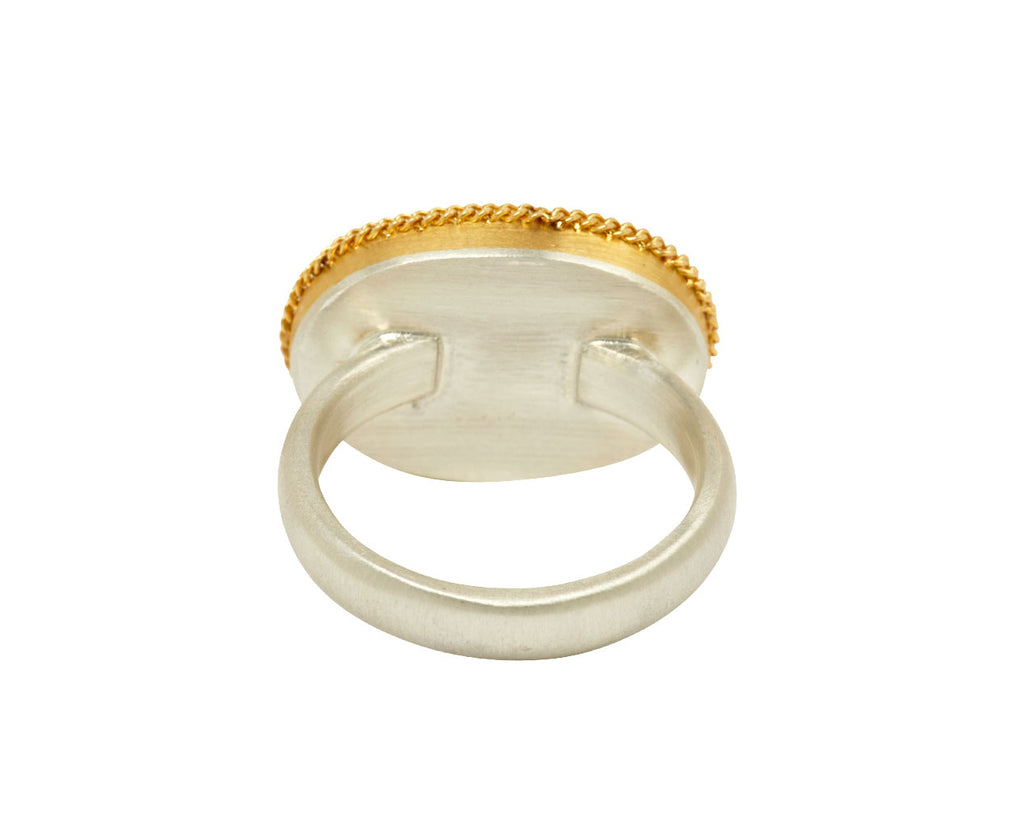 Oval Lemon Quartz Ring