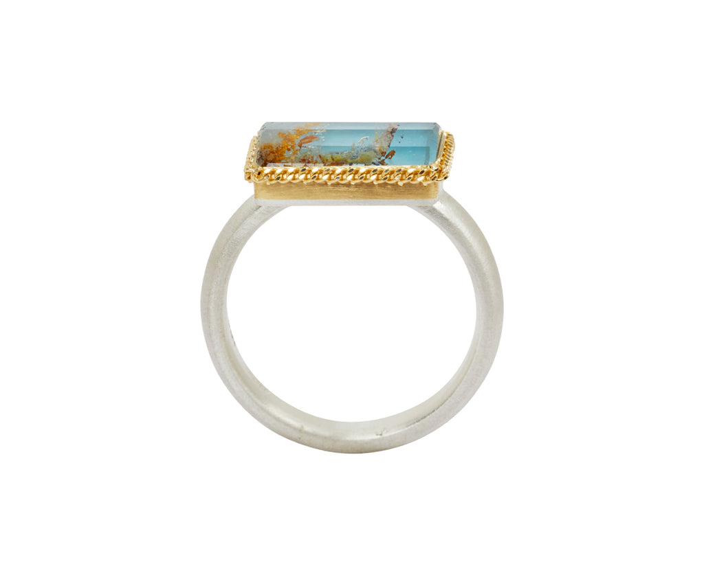 Amali Rutilated Topaz Ring - top down