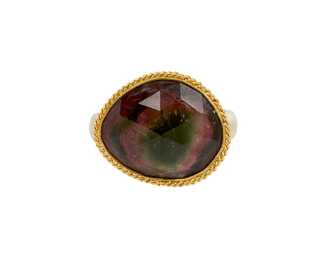 Amali Watermelon Tourmaline Ring